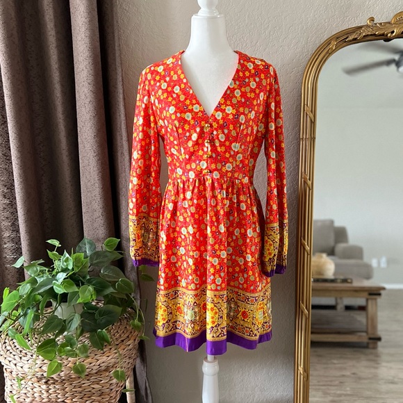Vintage Dresses & Skirts - Vintage 70s Floral Dress *See Measurements*